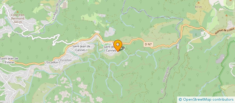 localisation de l'entreprise RG INTERNATIONAL à FREJUS