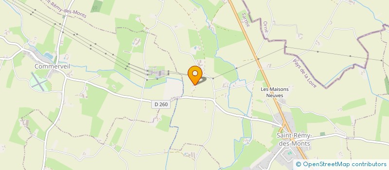 localisation de l'entreprise RG INVEST  SAINT-REMY-DES-MONTS