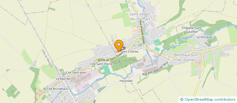 localisation de l'entreprise RG INVEST  SAINT-LEGER-LES-DOMART