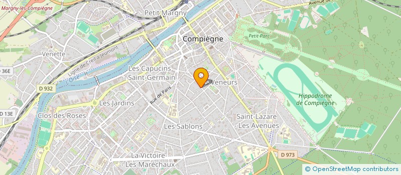 localisation de l'entreprise RG INVEST  COMPIEGNE