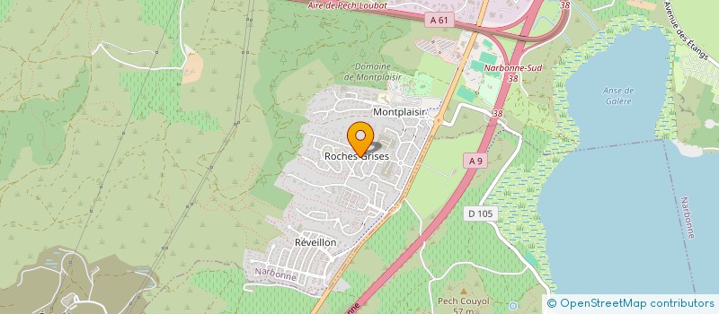 localisation de l'entreprise RG INVEST  NARBONNE