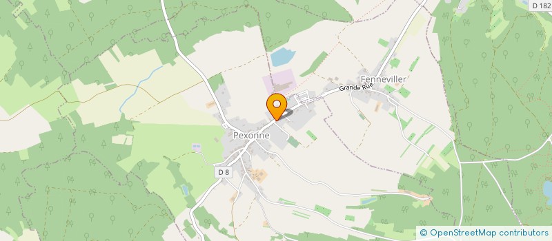 localisation de l'entreprise RG INVEST ET ASSOCIES  PEXONNE