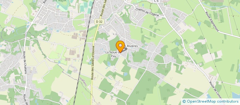 localisation de l'entreprise RG INVESTISSEMENTS à CHALLANS