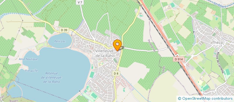 localisation de l'entreprise RG INVESTISSEMENTS  VILLENEUVE-DE-LA-RAHO