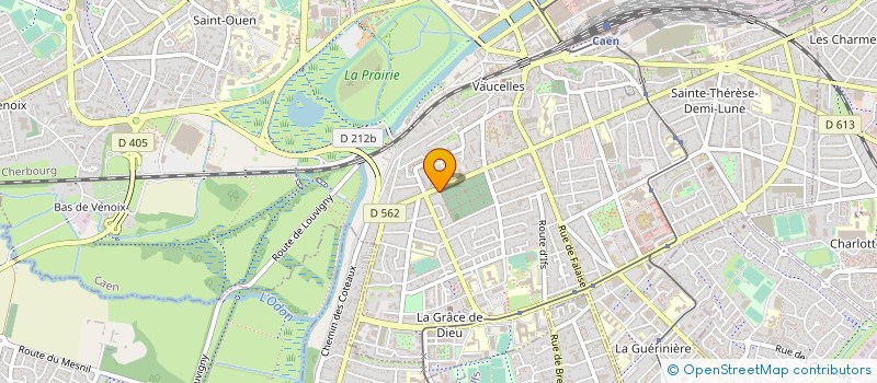 localisation de l'entreprise RG LAVERIES à CAEN