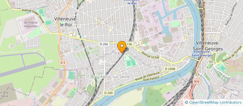 localisation de l'entreprise RG LOC 94 à VILLENEUVE-LE-ROI