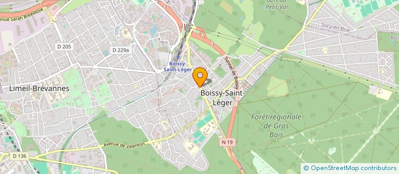 localisation de l'entreprise RG LOCATION à BOISSY-SAINT-LEGER