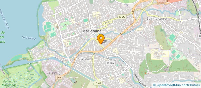 localisation de l'entreprise RG LOCATION  MARIGNANE