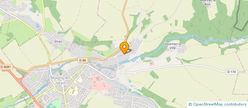 localisation de l'entreprise RG MENUISERIE à MAGNY-EN-VEXIN
