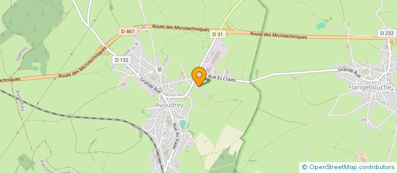 localisation de l'entreprise RG MENUISERIE  AVOUDREY