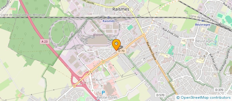 localisation de l'entreprise RG MENUISERIE  PETITE-FORET