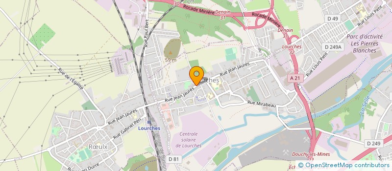 localisation de l'entreprise RG MENUISERIES à LOURCHES