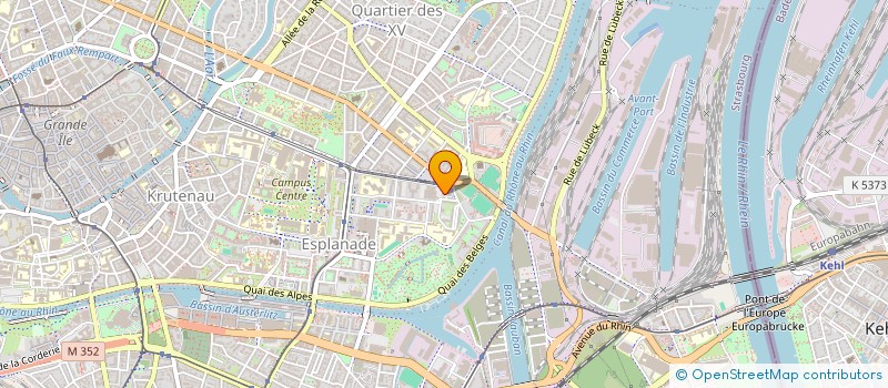 localisation de l'entreprise RG & MF  STRASBOURG