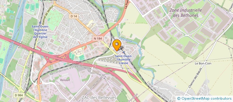 localisation de l'entreprise RG MULTISERVICES à SAINT-OUEN-L'AUMONE