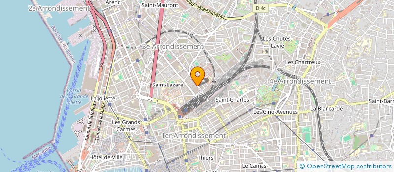 localisation de l'entreprise RG NATIONAL MATERIEL MEDICAL  MARSEILLE