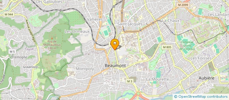 localisation de l'entreprise RG NEGOCE à BEAUMONT