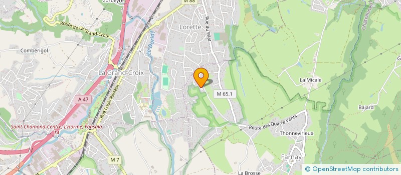 localisation de l'entreprise RG NET  FARNAY