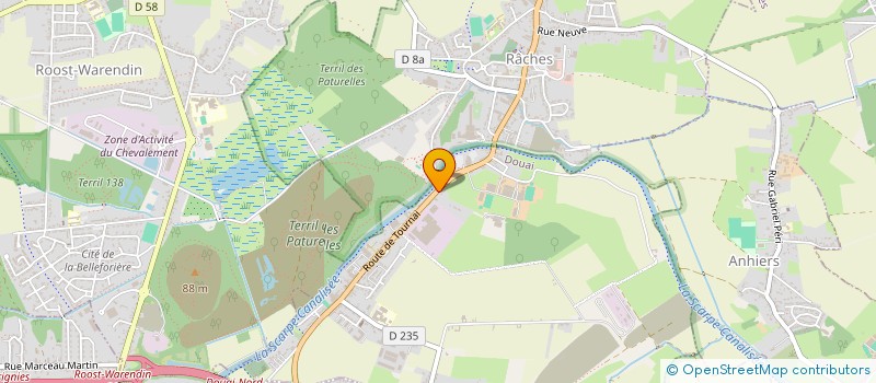 localisation de l'entreprise RG NORD à DOUAI
