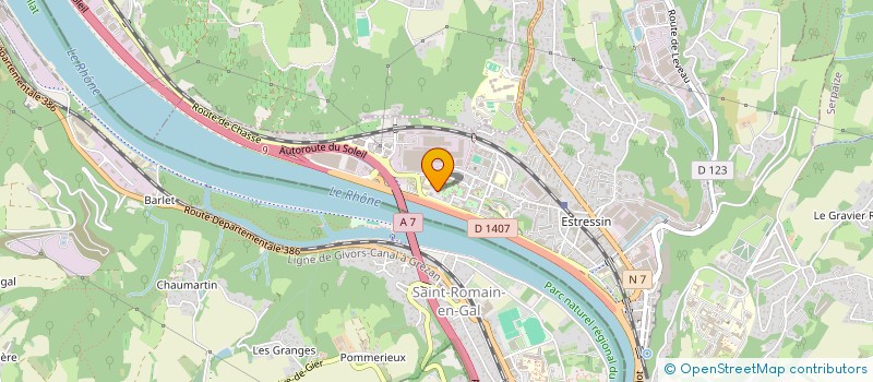 localisation de l'entreprise RG PARE BRISE  VIENNE