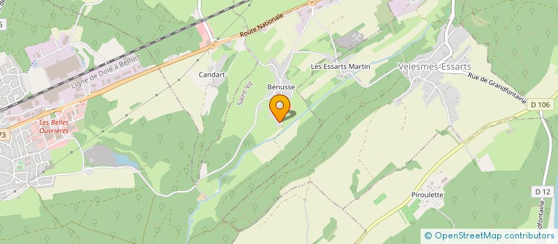 localisation de l'entreprise RG PATRIMOINE  SAINT-VIT