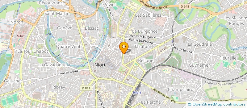 localisation de l'entreprise RG PATRIMONIALE  NIORT