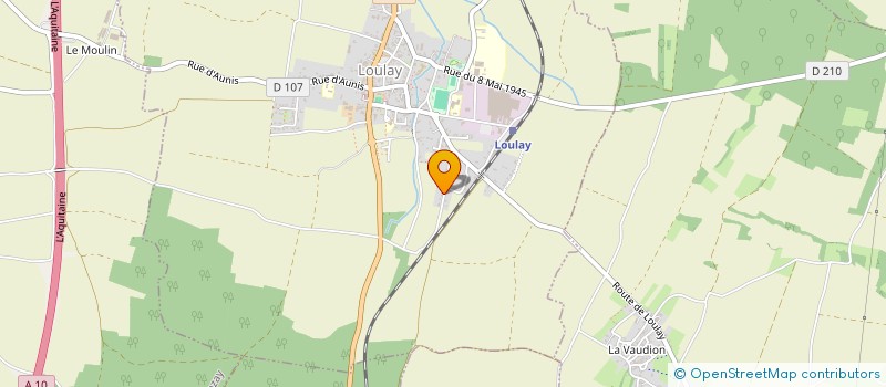 localisation de l'entreprise RG PEINTURE DECO  LOULAY