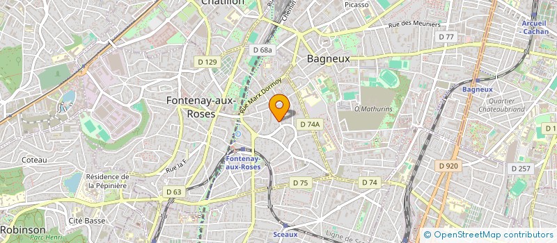 localisation de l'entreprise RG PERFECT à FONTENAY-AUX-ROSES