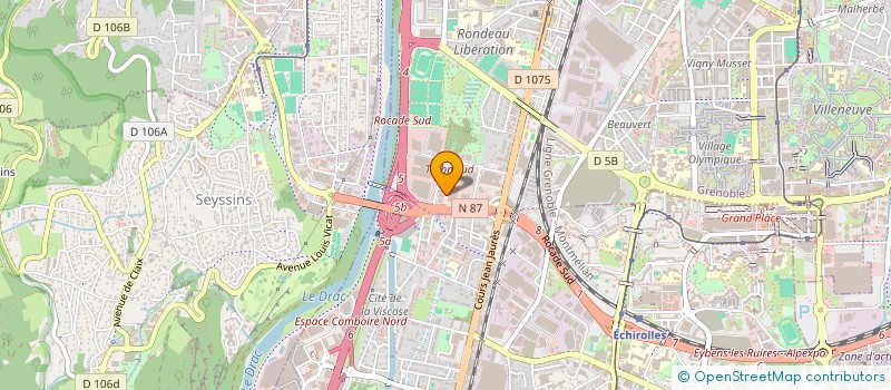 localisation de l'entreprise RG PI à GRENOBLE