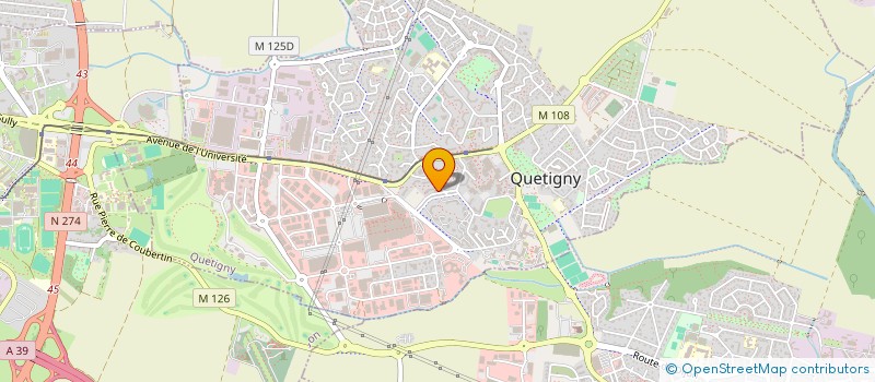 localisation de l'entreprise RG PRINT  QUETIGNY