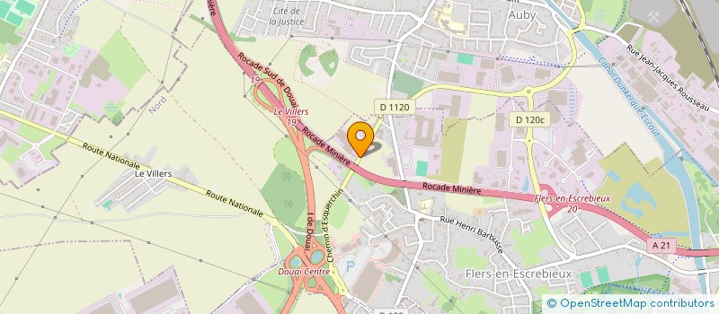 localisation de l'entreprise RG PRINT SOLUTIONS  FLERS-EN-ESCREBIEUX