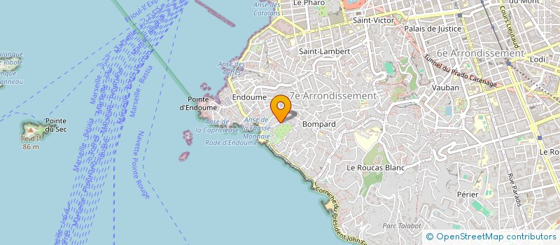 localisation de l'entreprise RG PROMOTION à MARSEILLE