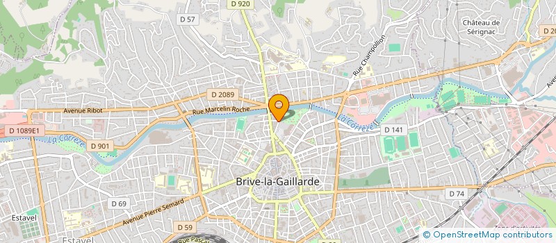 localisation de l'entreprise RG PROPRETE  BRIVE-LA-GAILLARDE