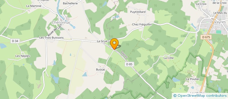 localisation de l'entreprise RG RENOV à VAYRES