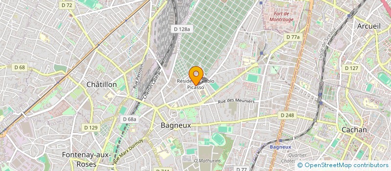 localisation de l'entreprise RG RENOV à BAGNEUX