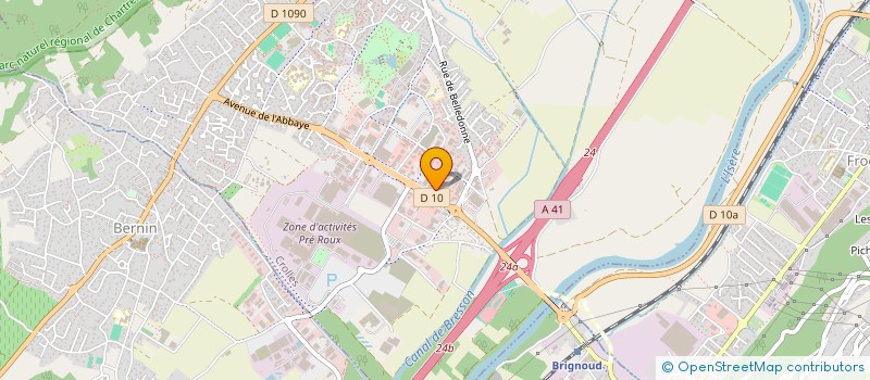 localisation de l'entreprise RG & RG FINANCES à CROLLES