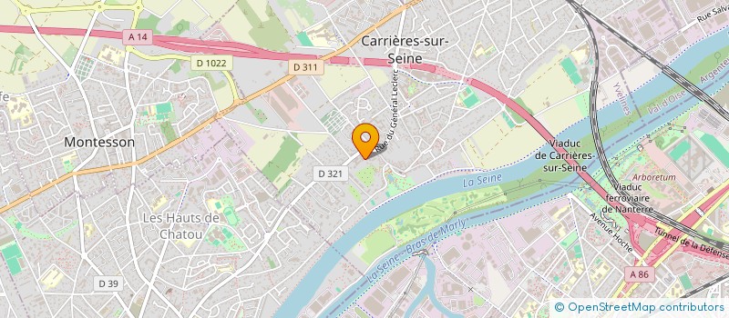 localisation de l'entreprise RG RUEIL COLMAR  CARRIERES-SUR-SEINE