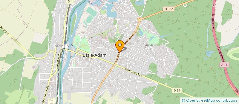 localisation de l'entreprise RG SERVICES PRO  L'ISLE-ADAM