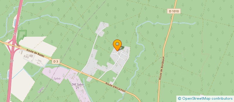 localisation de l'entreprise RG TP  BELIN-BELIET