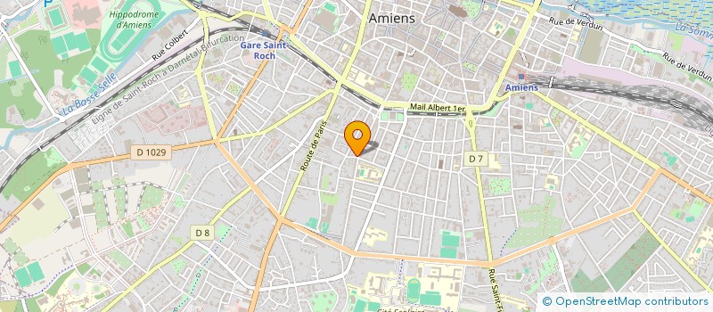 localisation de l'entreprise RG TRANSPORT à AMIENS