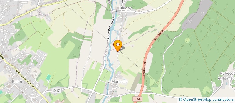 localisation de l'entreprise RG TRANSPORTS  BAZEILLES