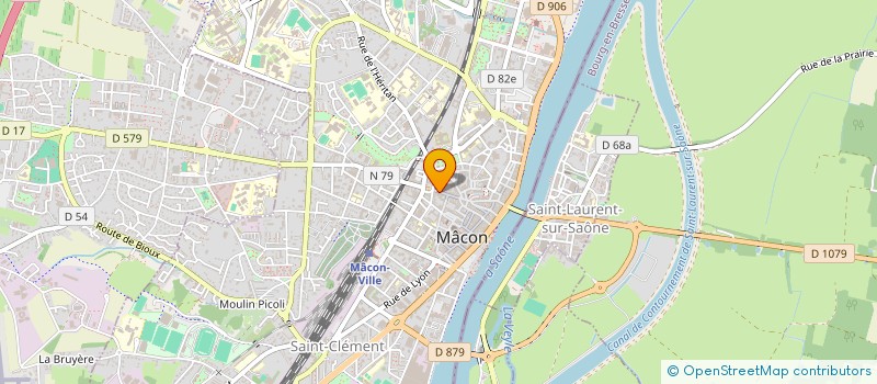 localisation de l'entreprise RG TRIBOULET à MACON