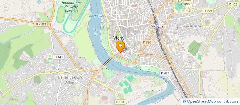 localisation de l'entreprise RG VALEUR HOLDING à VICHY