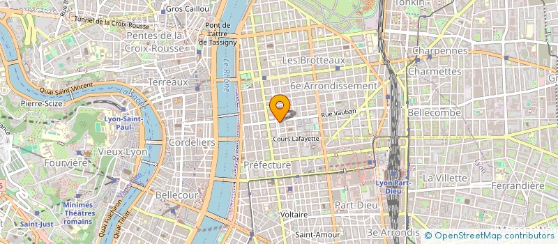 localisation de l'entreprise RG VENDOME  LYON