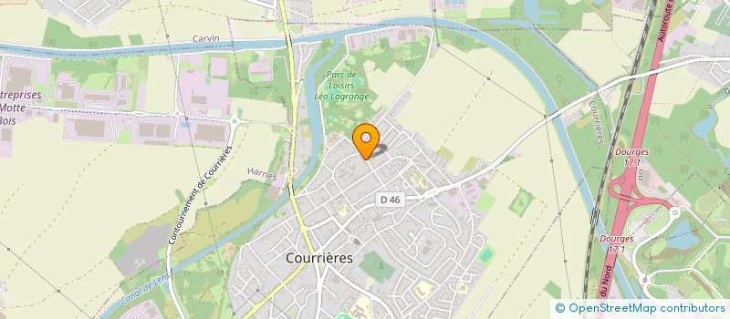 localisation de l'entreprise RG VISIONPRO 1 à COURRIERES