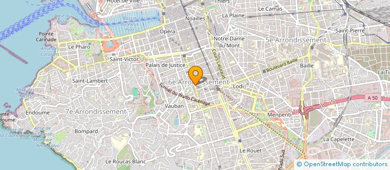 localisation de l'entreprise RG YCD à MARSEILLE