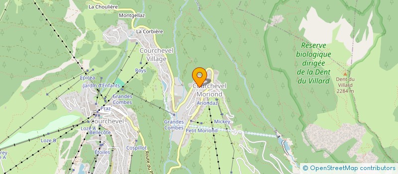localisation de l'entreprise RG13 à COURCHEVEL