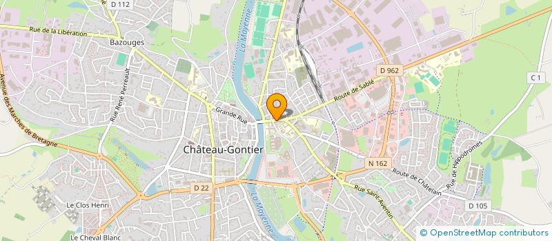 localisation de l'entreprise RG2 CONDUITE  CHATEAU-GONTIER-SUR-MAYENNE