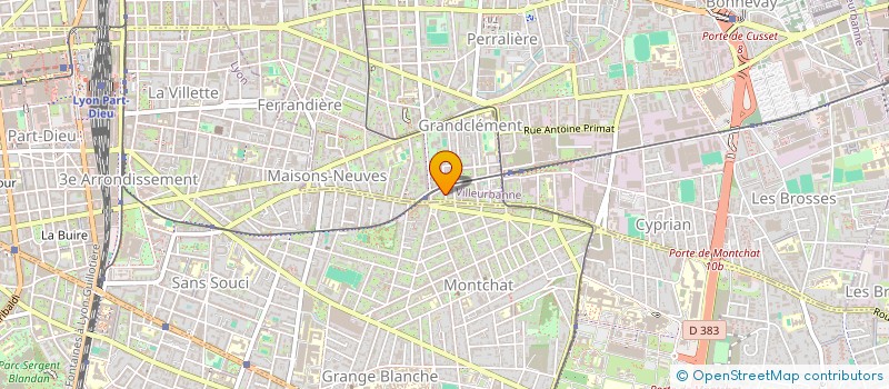 localisation de l'entreprise RG2C CONSEIL ET CONSULTING  VILLEURBANNE