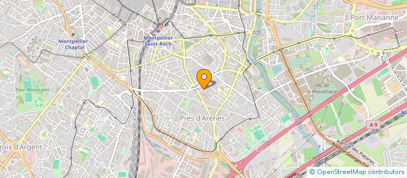 localisation de l'entreprise RG55 à MONTPELLIER