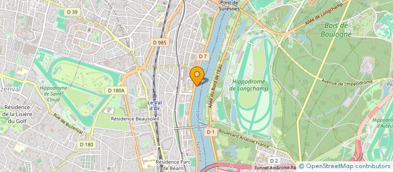 localisation de l'entreprise RGA à SAINT-CLOUD